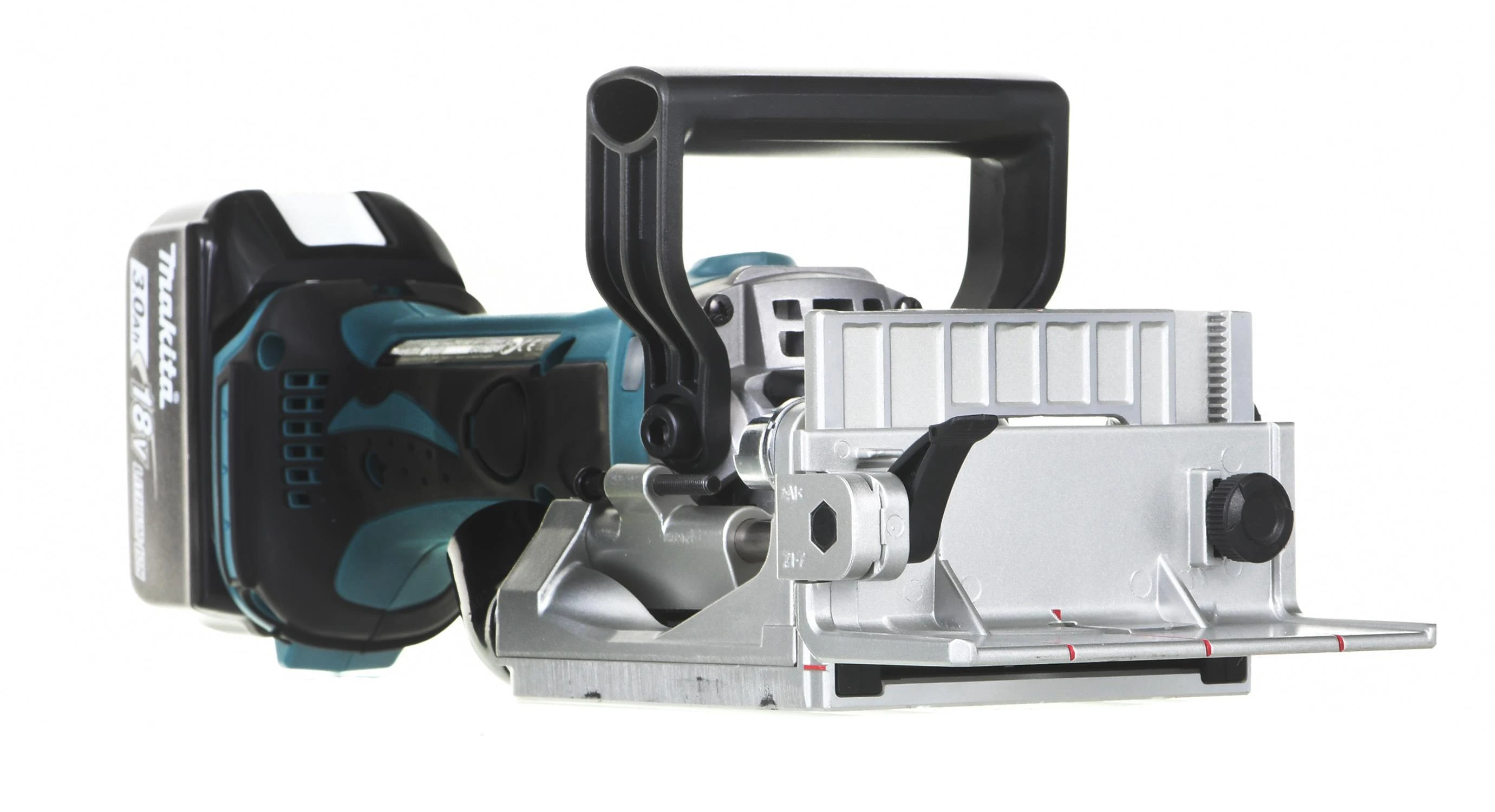MAKITA SUJUNGIMO GRUPĖ / LAMINATORIUS 18V‐2 x 3.0Ah lagaminas MAKPAC DPJ180RFJ freza