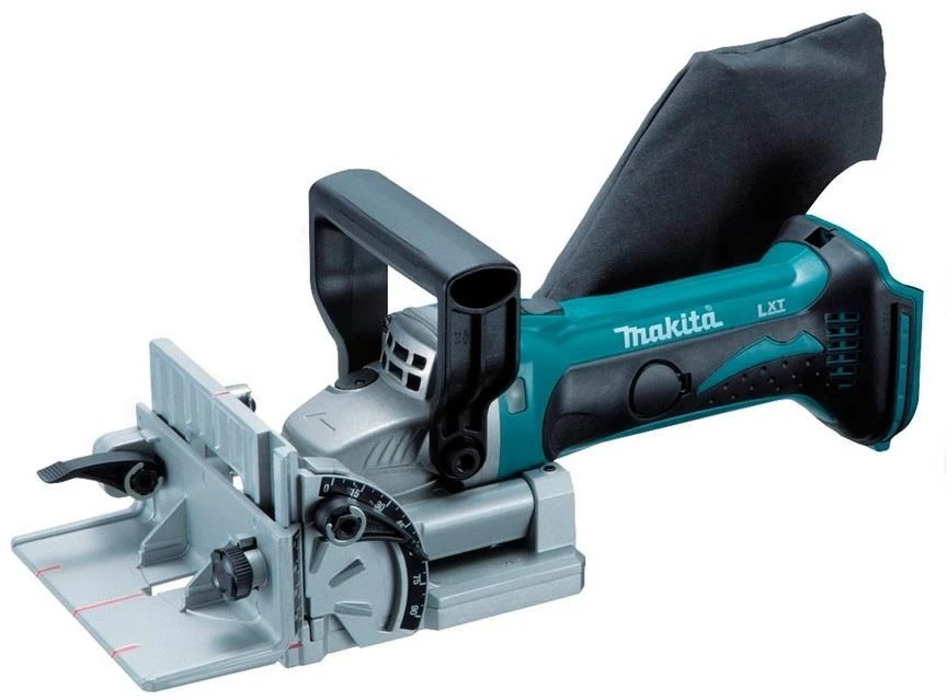 Akumuliatorinė sujungimų freza Makita DPJ180Z, 18 V Li-ion, Be akumuliatorių ir kroviklio