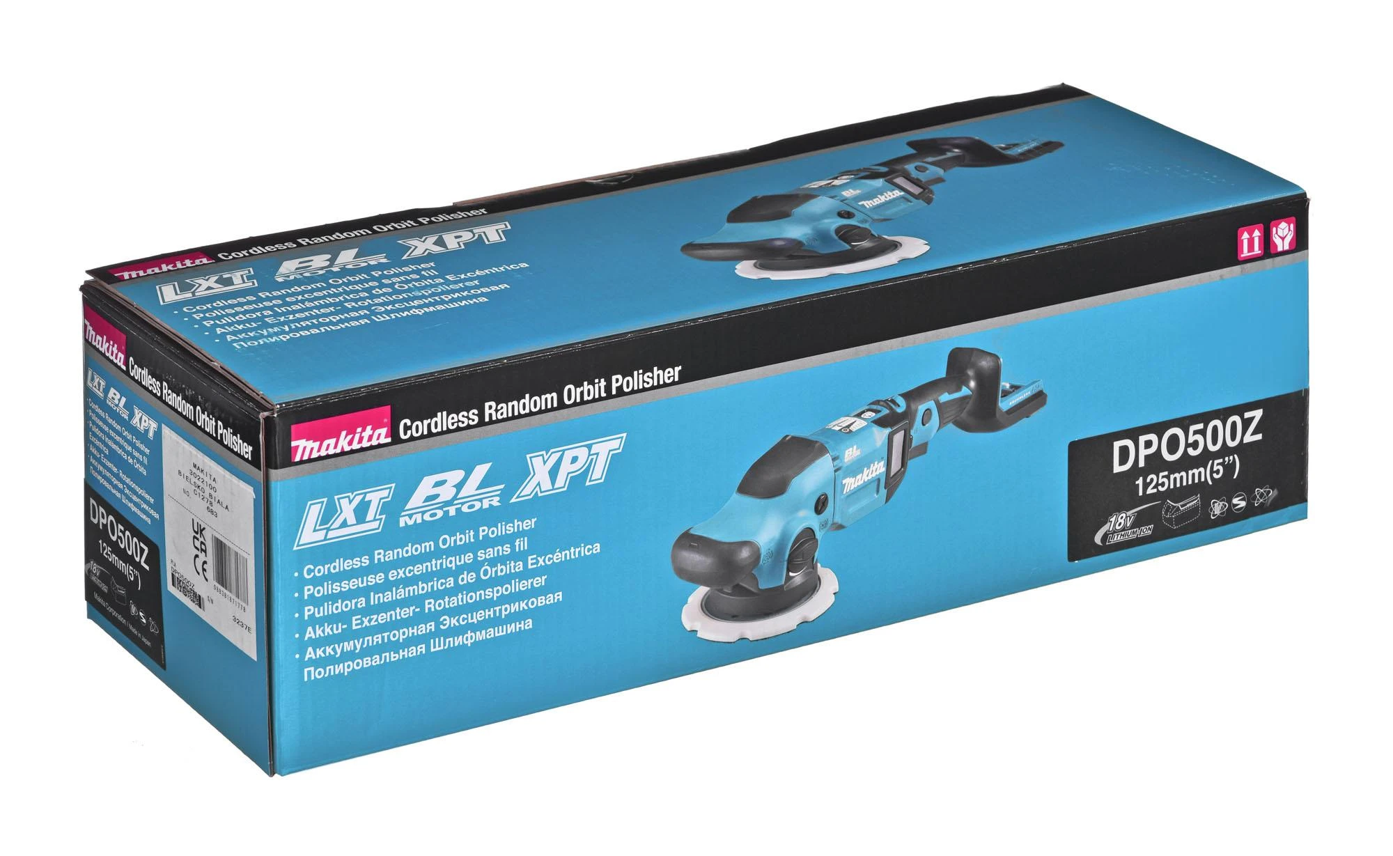 MAKITA poliruoklis 18V DPO500Z 125mm
