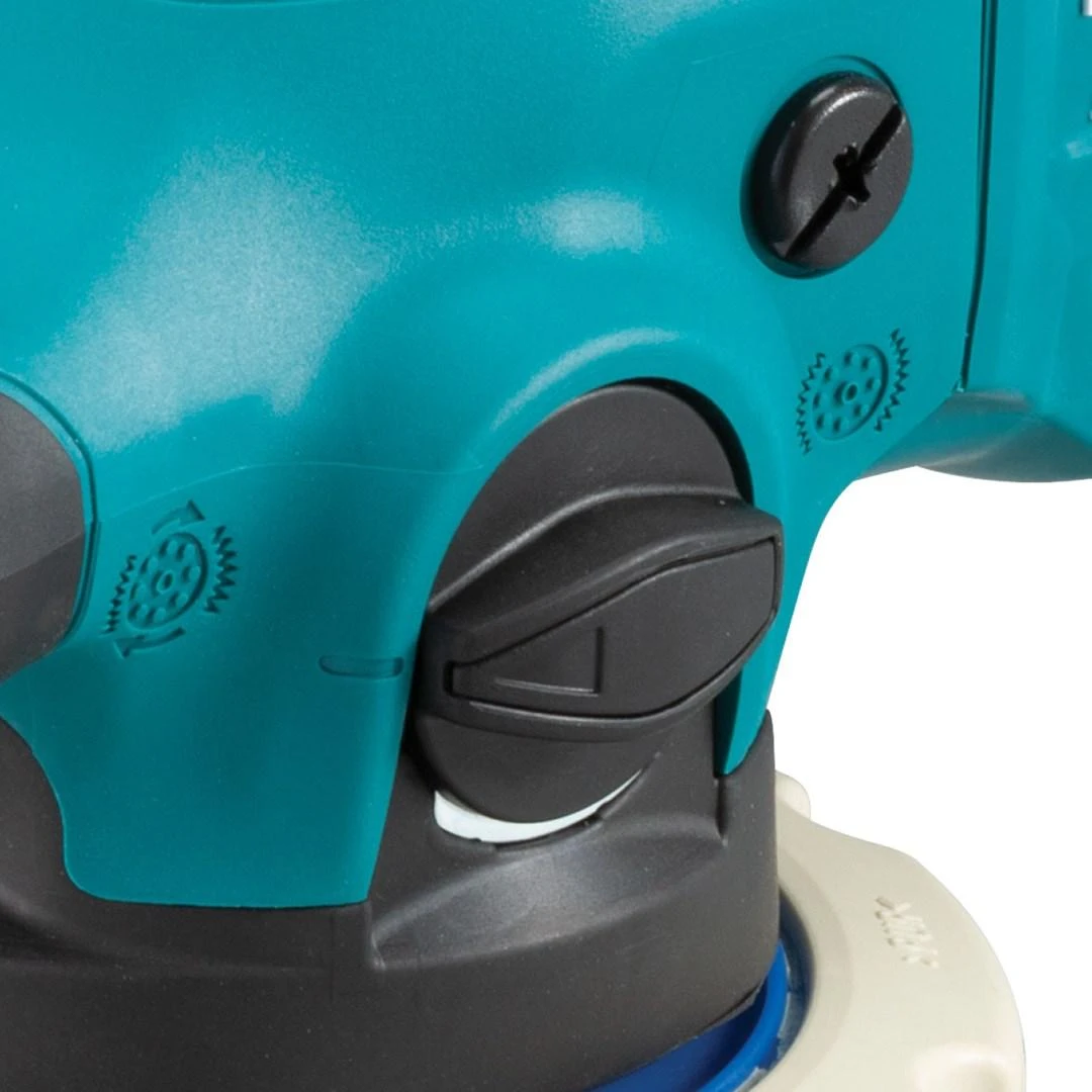 Makita DPO600Z Akumuliatorinis Poliruoklis; 18V; 150mm, 0-6,800 OPM, 0-13,600 SPM, 0-780 RPM, 3,1kg