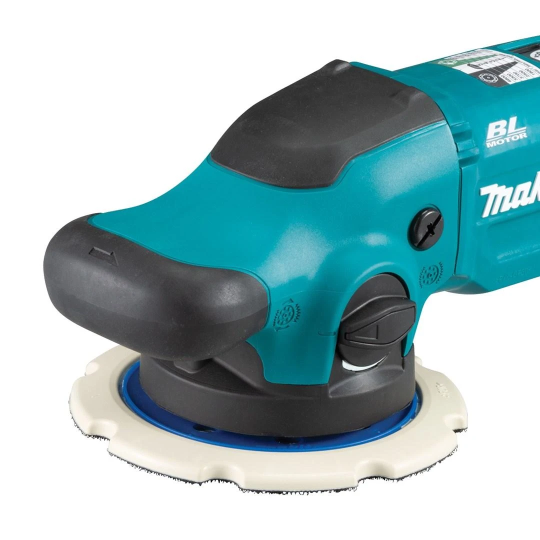 Makita DPO600Z Akumuliatorinis Poliruoklis; 18V; 150mm, 0-6,800 OPM, 0-13,600 SPM, 0-780 RPM, 3,1kg