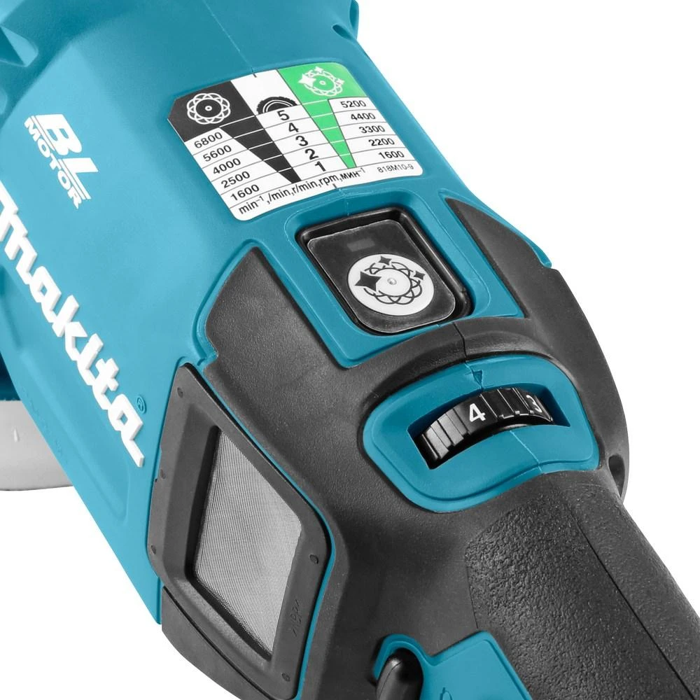 Makita DPO600Z Akumuliatorinis Poliruoklis; 18V; 150mm, 0-6,800 OPM, 0-13,600 SPM, 0-780 RPM, 3,1kg