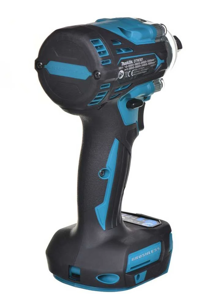 Makita DTW301Z Akumuliatorinis smūginis veržliasukis 18V, 330 Nm, LED 1/2" (PIN SHANK), Be akumuliatorių ir kroviklio!