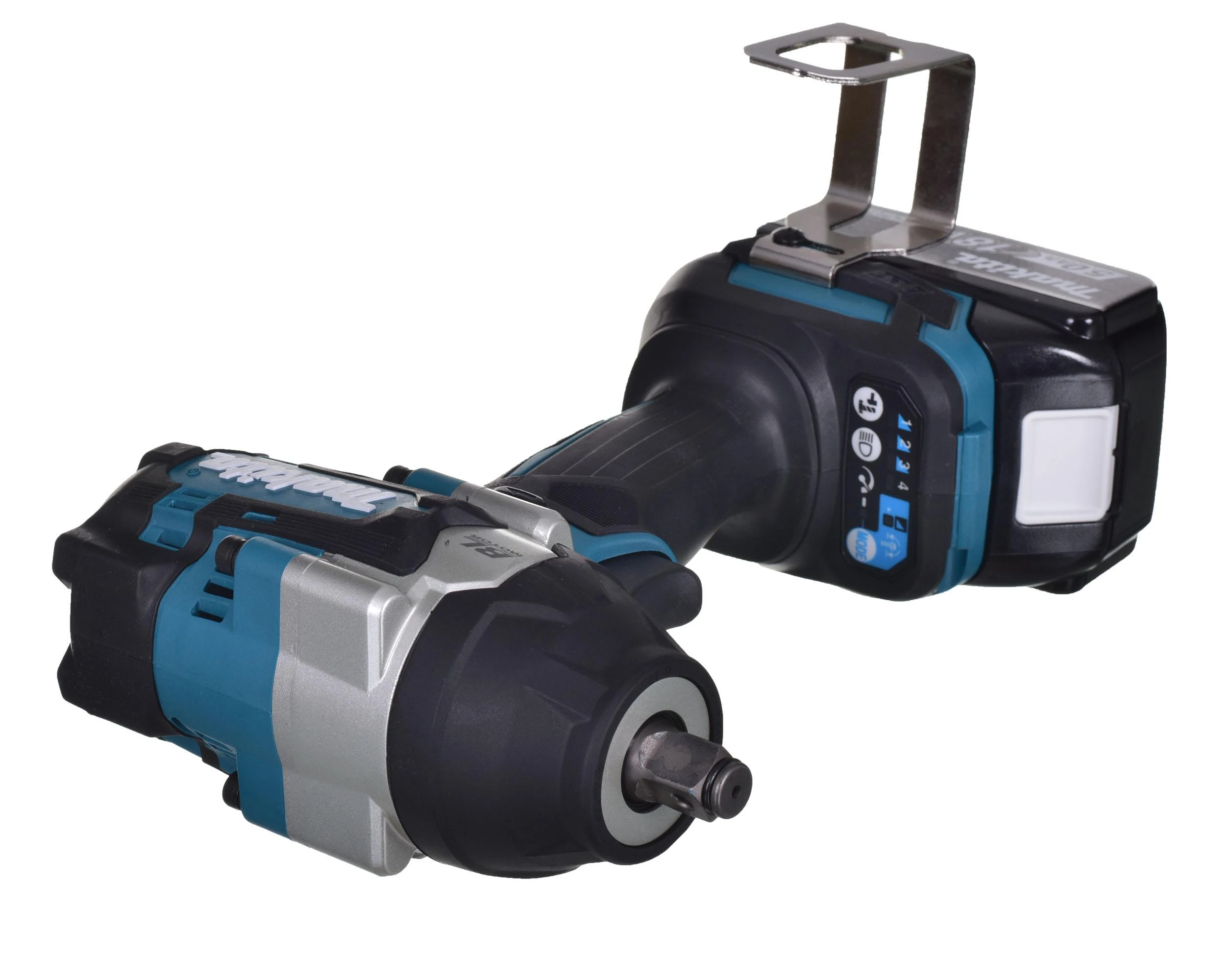 Makita DTW700RTJ Akumuliatorinis smūginis veržliasukis 18V, 2x5,0Ah Li-ion, 700/1000 Nm, 1/2", LED, MAKPACK