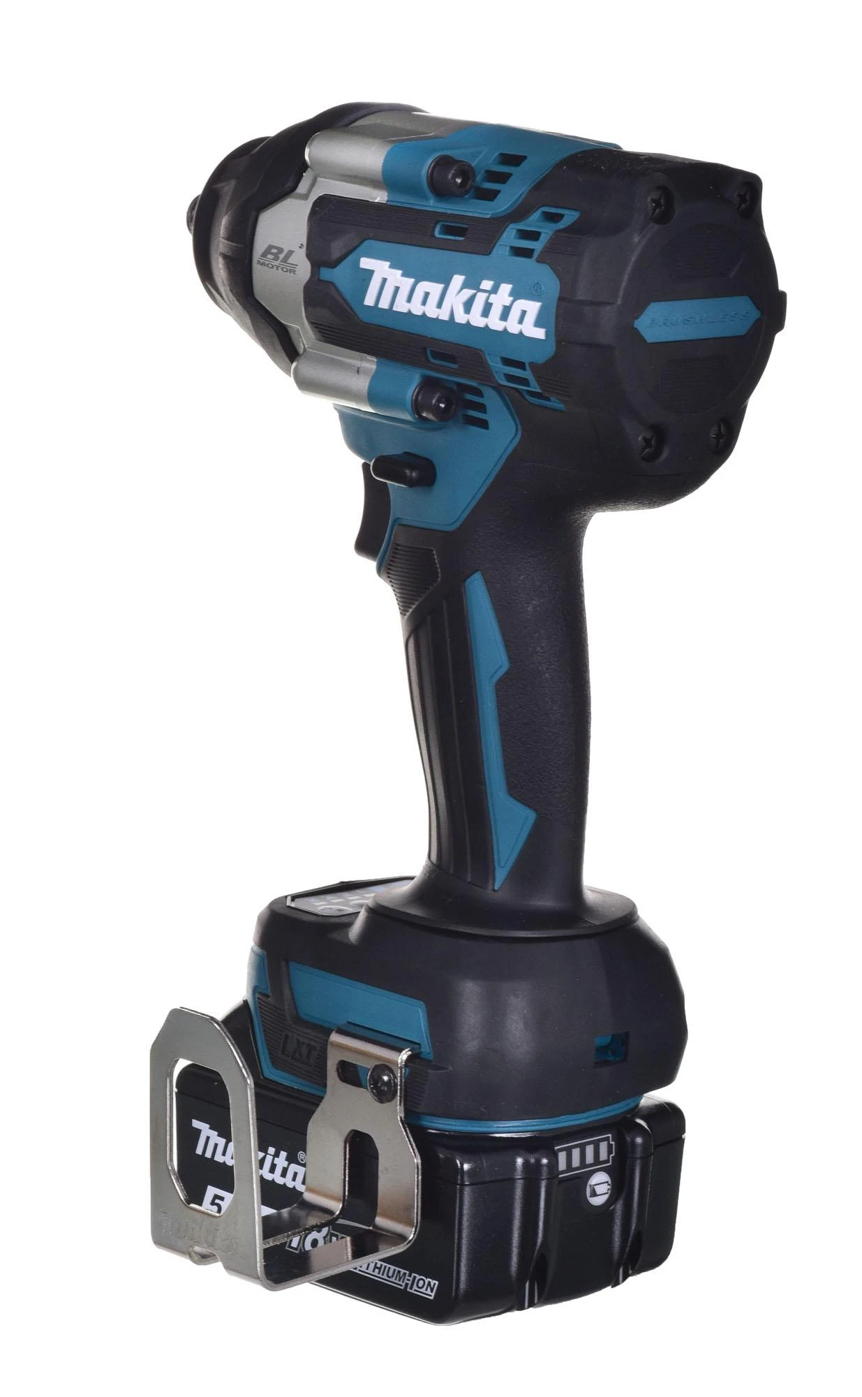 Makita DTW700RTJ Akumuliatorinis smūginis veržliasukis 18V, 2x5,0Ah Li-ion, 700/1000 Nm, 1/2", LED, MAKPACK