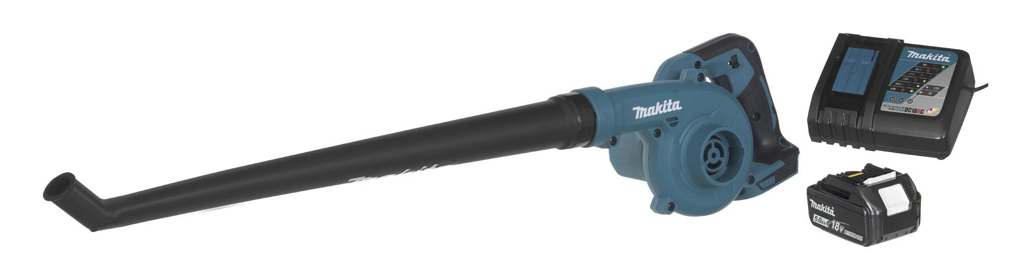 Akumuliatorinis lapų pūstuvas Makita DUB186RT; 18 V; 1x5,0 Ah akum.