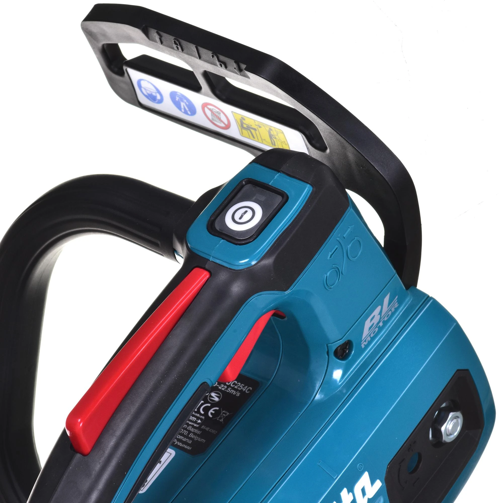 Makita DUC254CZ Akumuliatorinis grandininis pjūklas, 18 V, BL variklis, 250 mm (drožimo juosta), 24 m/s, be akumuliatoriaus ir krovikli