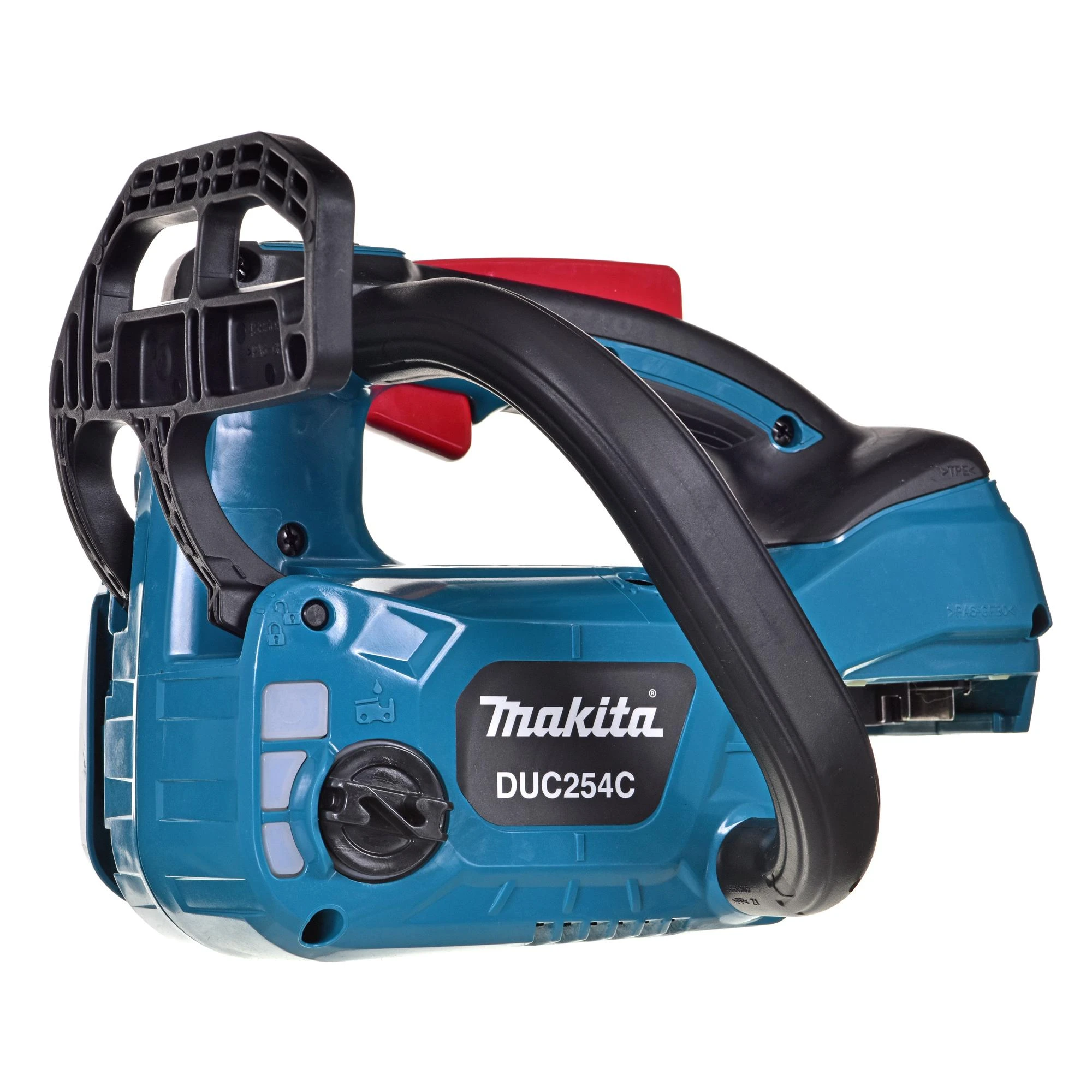 Makita DUC254CZ Akumuliatorinis grandininis pjūklas, 18 V, BL variklis, 250 mm (drožimo juosta), 24 m/s, be akumuliatoriaus ir krovikli