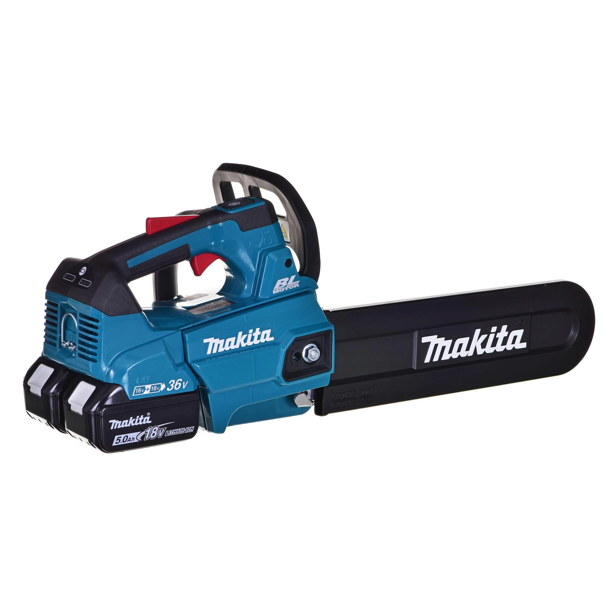 MAKITA grandininis pjūklas 2x18V DUC306PT2B 30cm 2x5,0Ah