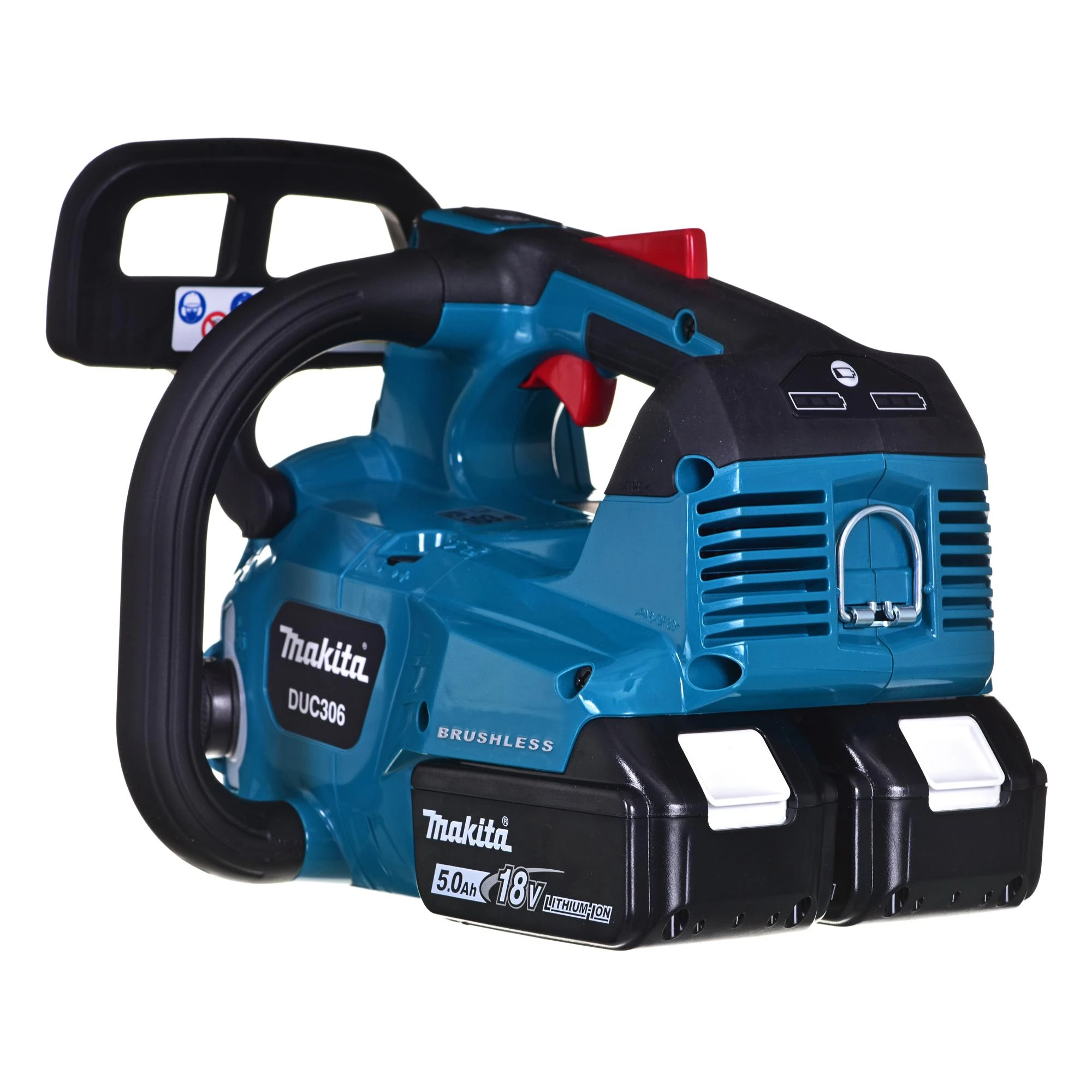 MAKITA grandininis pjūklas 2x18V DUC306PT2B 30cm 2x5,0Ah