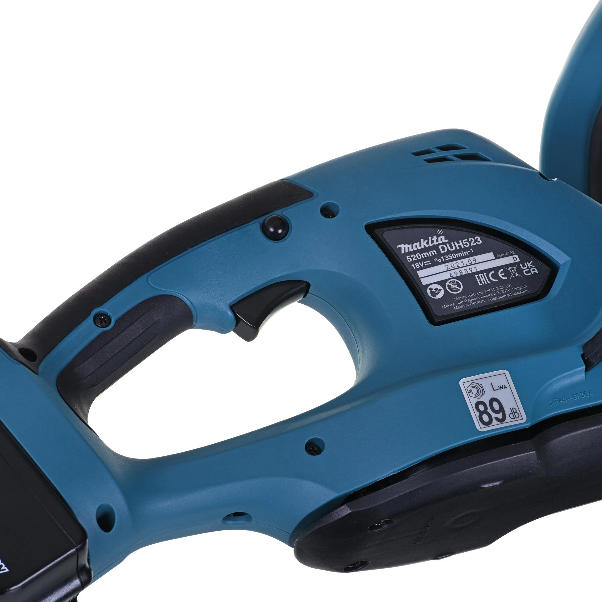 Makita DUH523RF Akumuliatorinės gyvatvorių žirklės, 18V 1x 3,0Ah Li-ion, 520mm