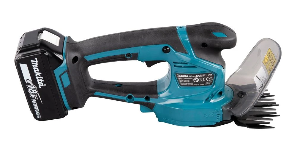 Akumuliatorinės gyvatvorių/žolės žirklės Makita DUM111SYX, 18V, 1x1.5Ah