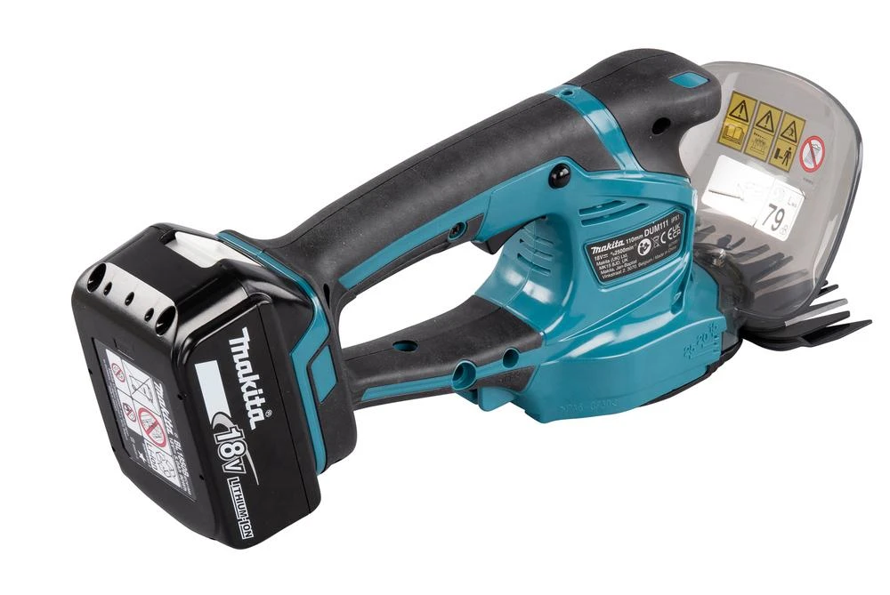 Akumuliatorinės gyvatvorių/žolės žirklės Makita DUM111SYX, 18V, 1x1.5Ah