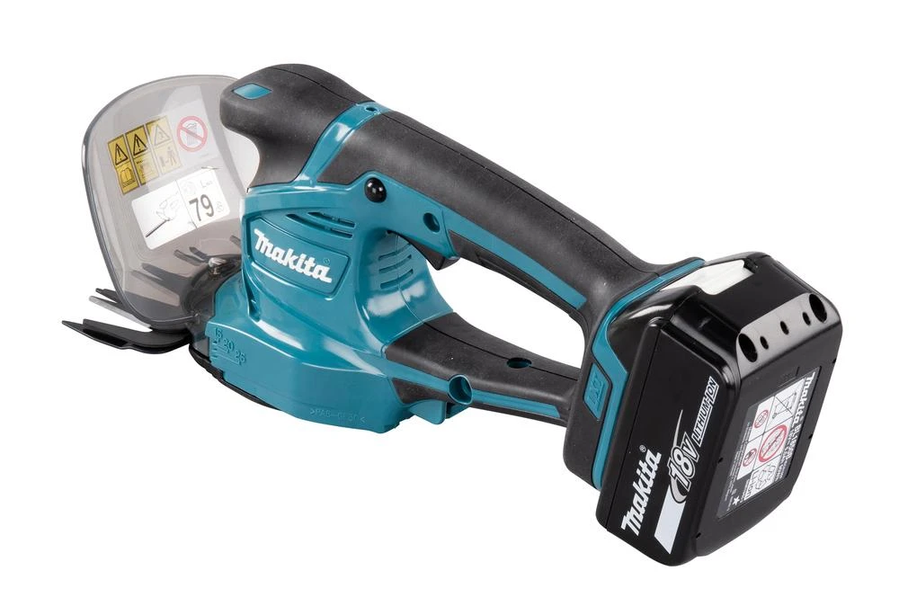Akumuliatorinės gyvatvorių/žolės žirklės Makita DUM111SYX, 18V, 1x1.5Ah