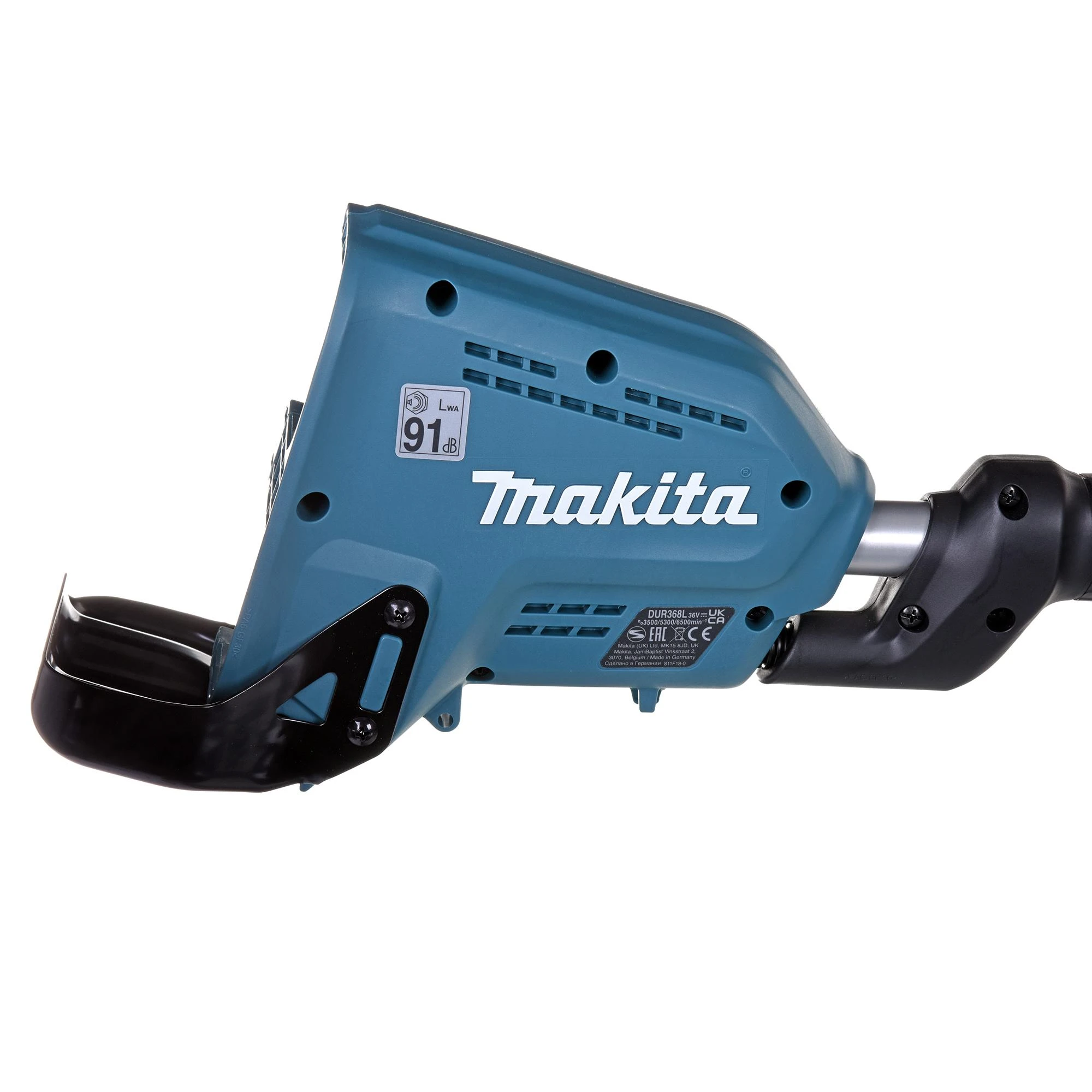 Makita DUR368LZ Cordless grass trimmer, 2X18V Li-ion, 350 mm, BL-motor AFT, ADT, be akumuliatoriaus ir kroviklio