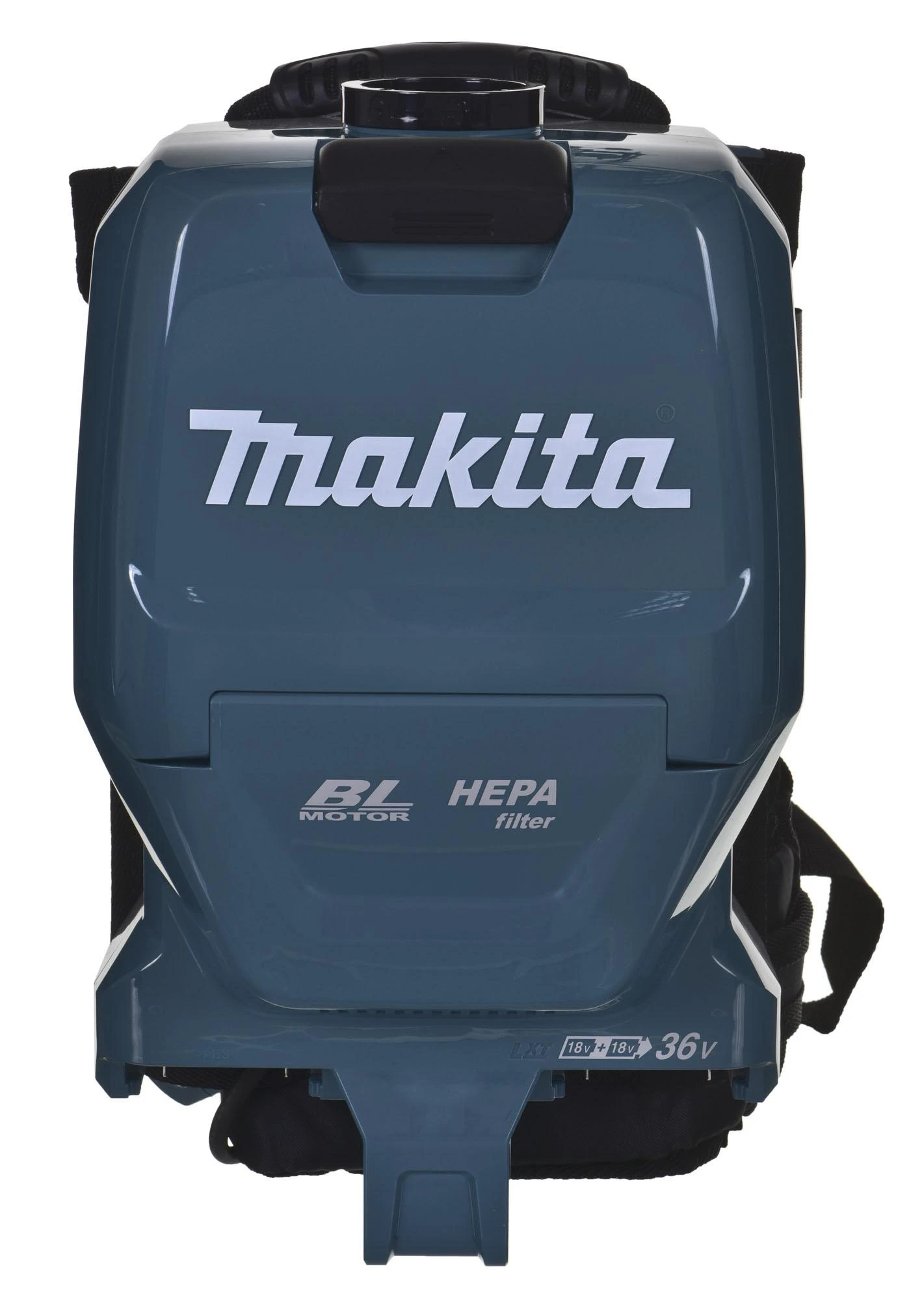 Makita DVC261ZX11 akumuliatorinis (kuprinė) dulkių siurblys (be kroviklio ir be akumuliatorių)