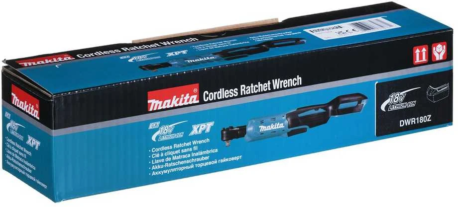 Makita DWR180Z Akumuliatorinė terkšlė 1/4" and 3/8", 18V, 47,5Nm, Be akumuliatorių ir kroviklio!