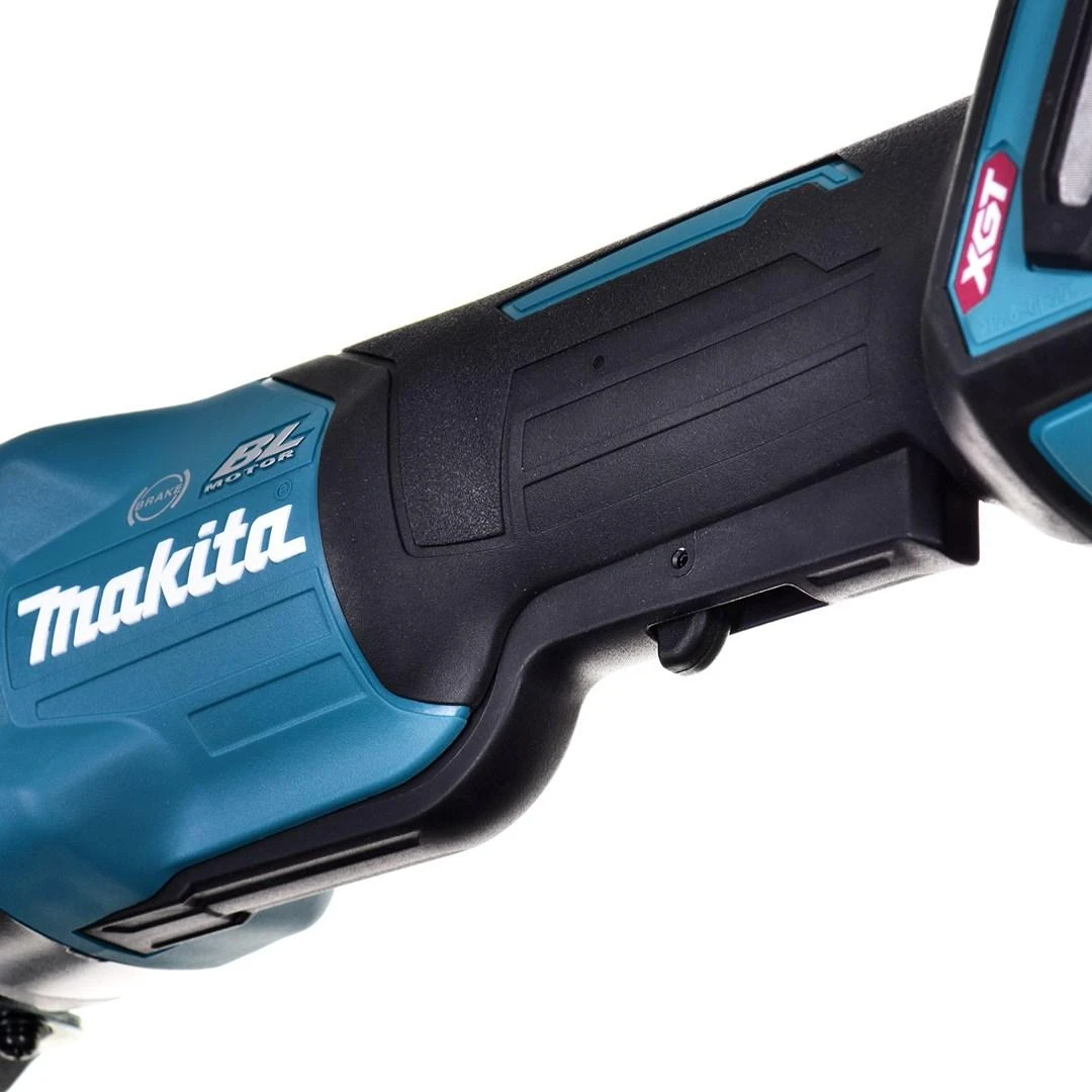 Makita GA013GZ Kampinis šlifuoklis XGT, 125MM, 8500RPM; bešepetėlinis variklis; AFT; "Z" versija - komplektuojamas be akumuliatoriaus ir kroviklio