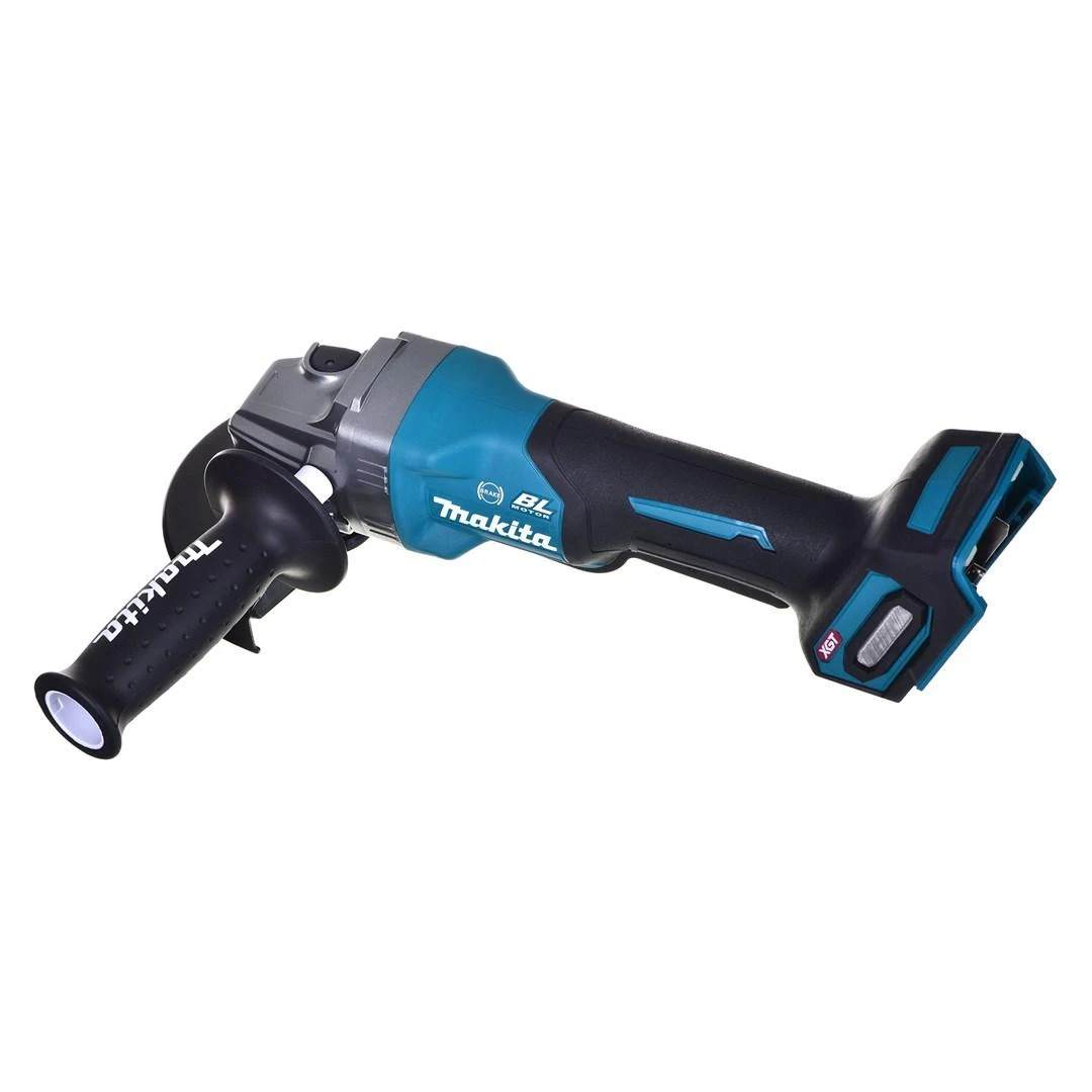 Makita GA013GZ Kampinis šlifuoklis XGT, 125MM, 8500RPM; bešepetėlinis variklis; AFT; "Z" versija - komplektuojamas be akumuliatoriaus ir kroviklio
