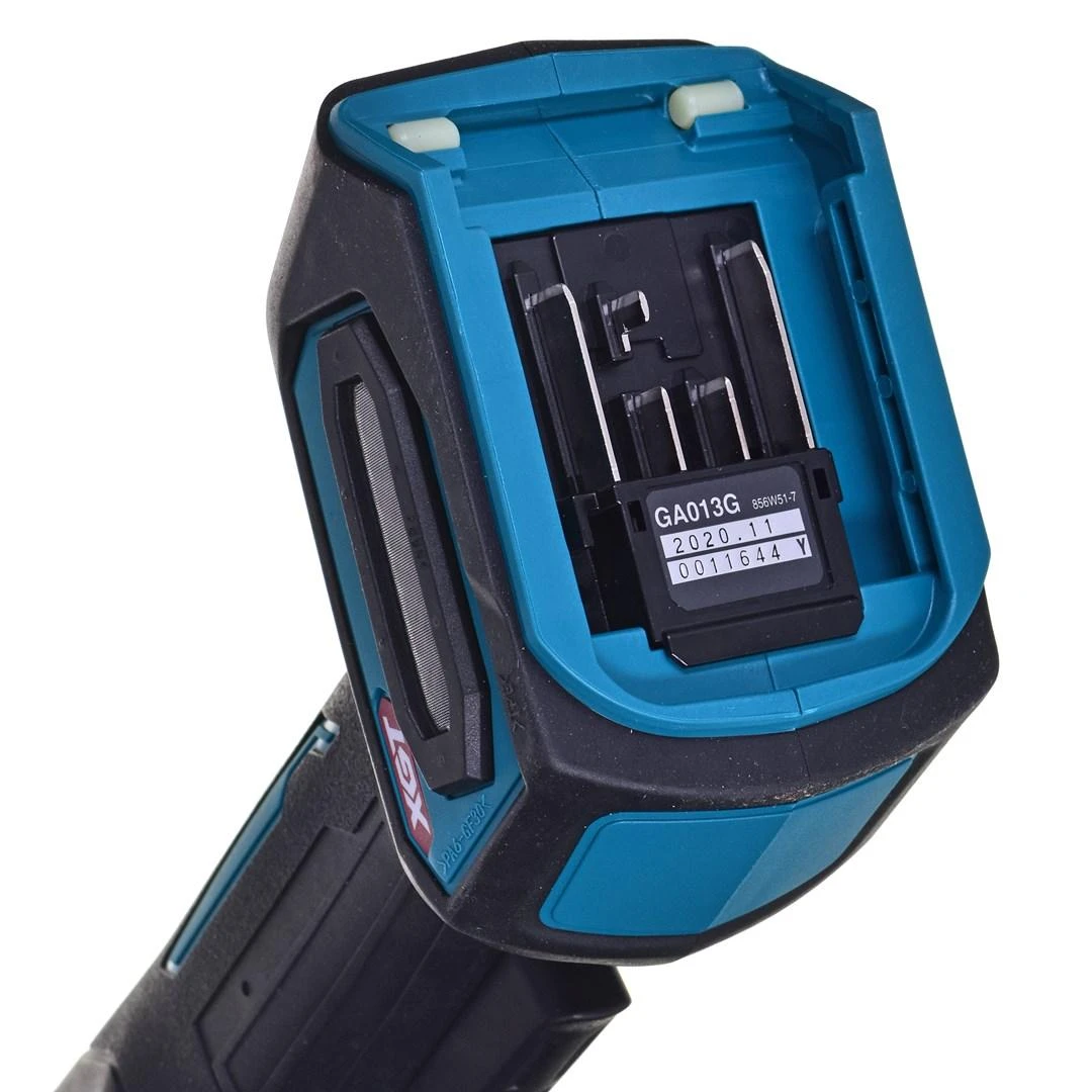 Makita GA013GZ Kampinis šlifuoklis XGT, 125MM, 8500RPM; bešepetėlinis variklis; AFT; "Z" versija - komplektuojamas be akumuliatoriaus ir kroviklio