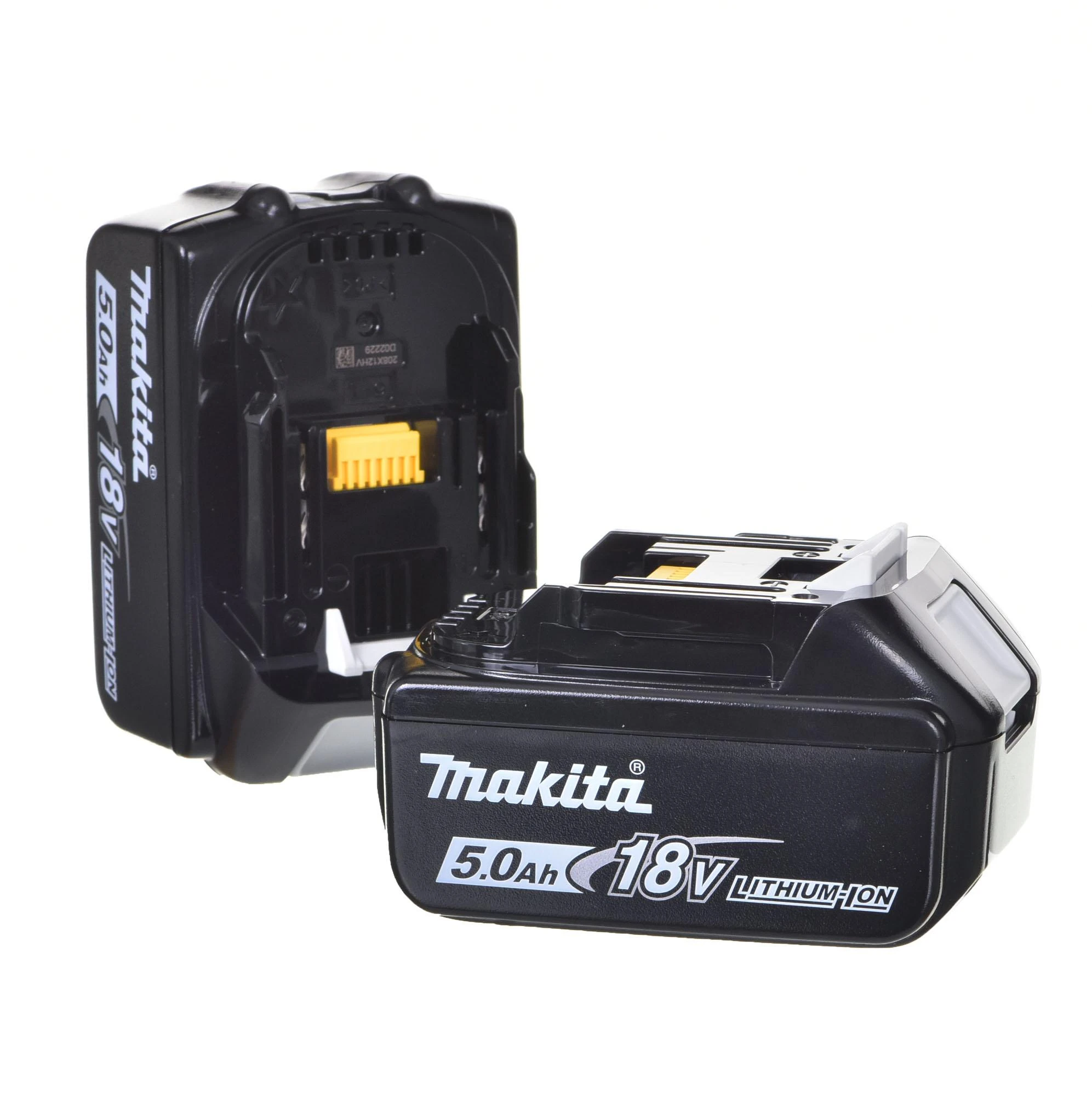 MAKITA KAMPINIS ŠLIFULĖLIS 18V‐125mm 2 x 5.0Ah LI-ION REG. BLDC lagaminas MAKPAC DGA513RTJ