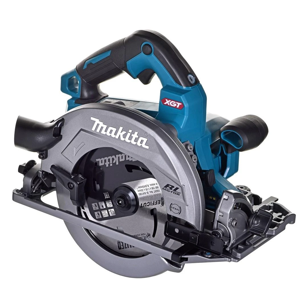 Makita 40V akumuliatorinis diskinis pjūklas iš šono