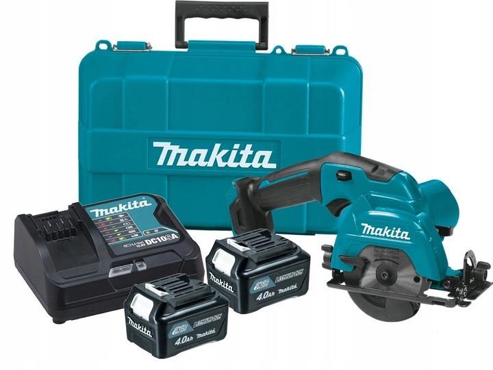 Akumuliatorinis diskinis pjūklas Makita HS301DSME; 12 V; 2x4,0 Ah akum.