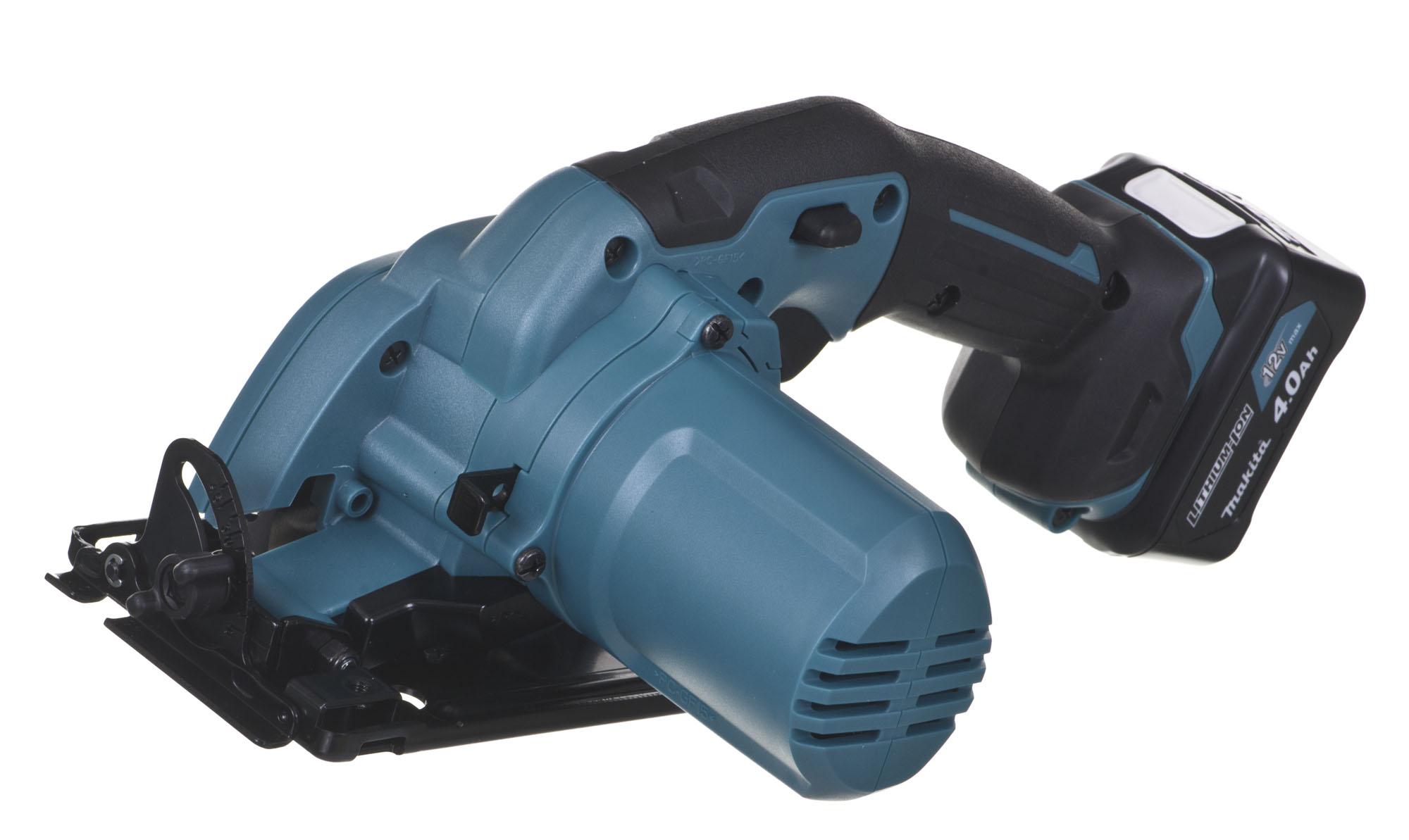 Akumuliatorinis diskinis pjūklas Makita HS301DSME; 12 V; 2x4,0 Ah akum.