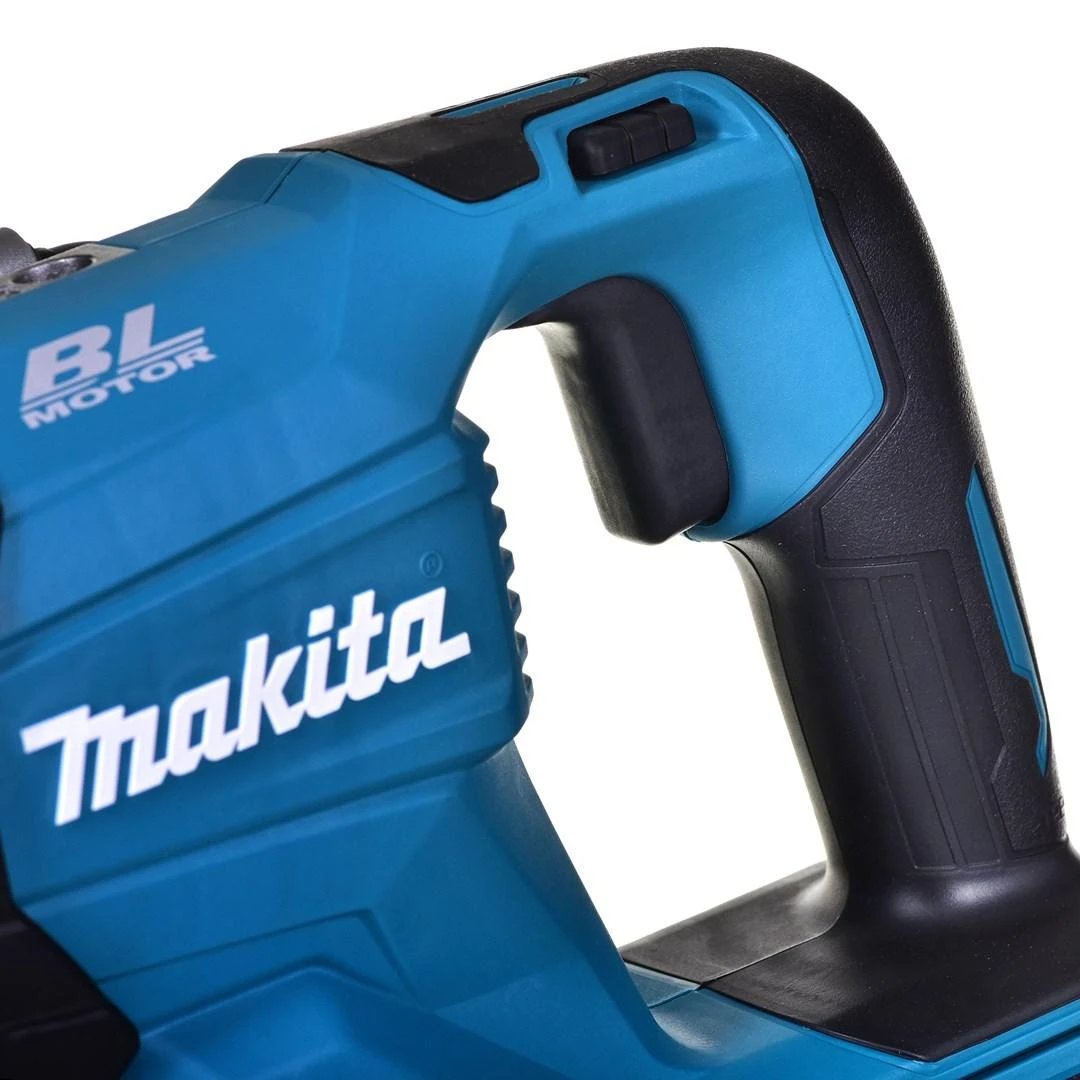Makita JR001GZ Reciprocating saw XGT, 32mm stroke; 3,54kg; greitas ašmenų keitimas; bešepetėlinis variklis, "Z" versija - komplektuojamas be akumuliatoriaus ir kroviklio