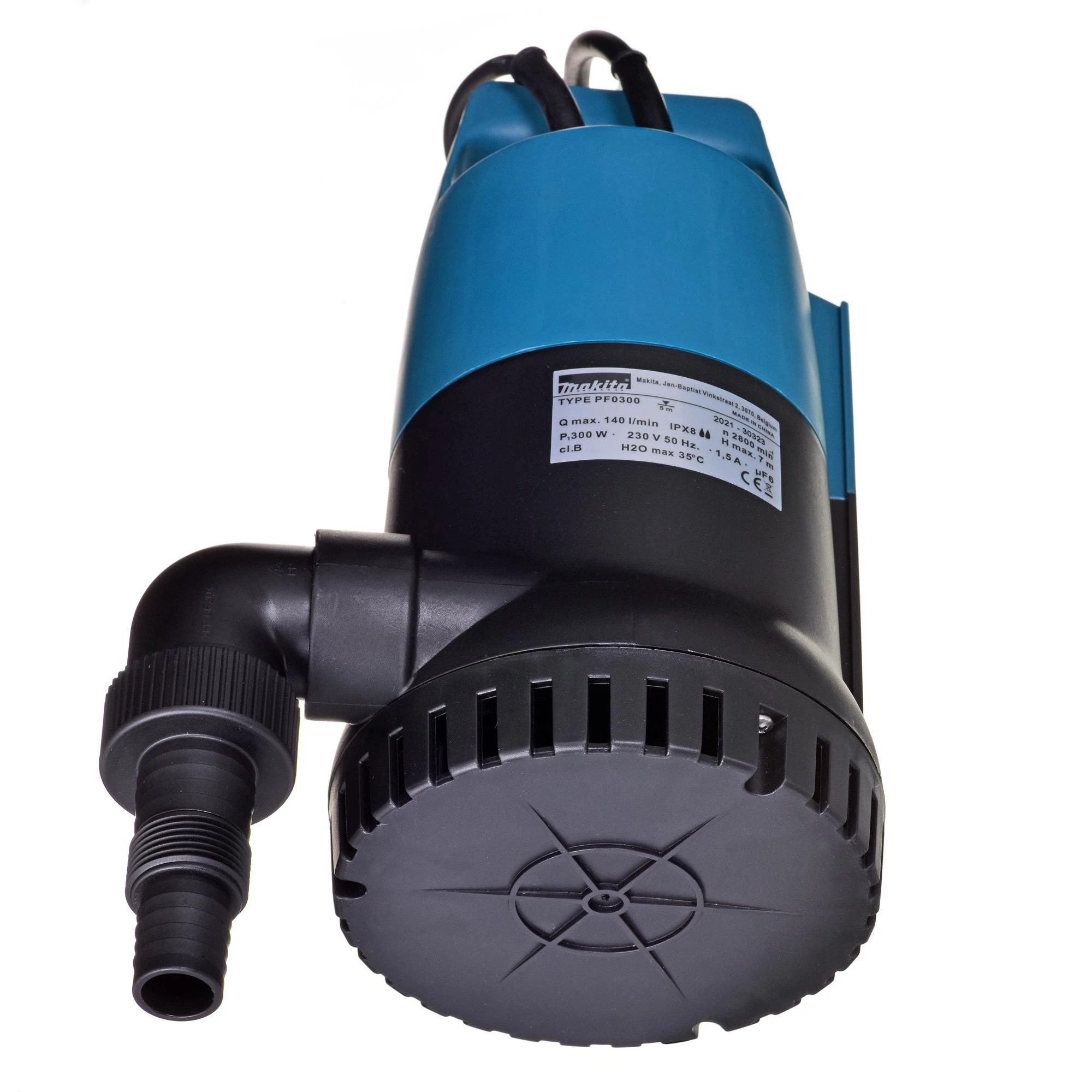 Makita PF0300 elektrinis panardinamas siurblys (švariam vandeniui), 300 W, maks. tiekimas 140 litrų/min.