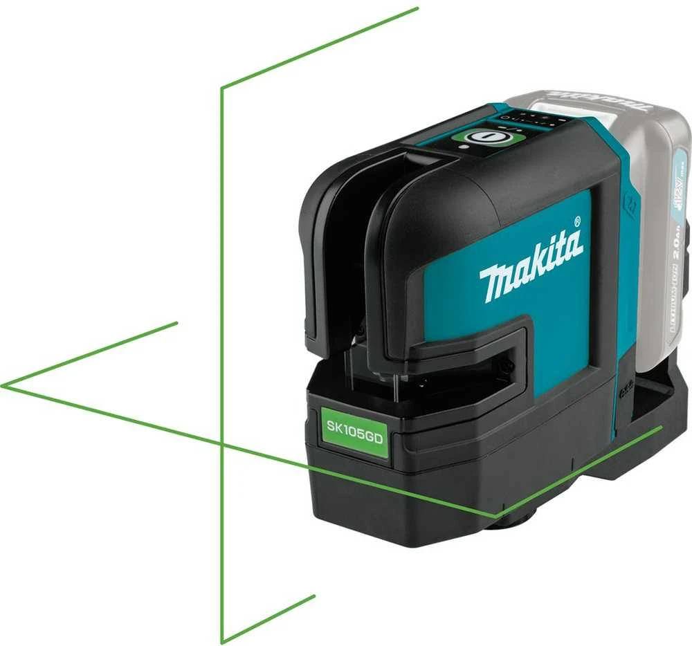Makita SK105GDZ Lazerinis nivelyras su automatinio niveliavimo funkcija, tikslumas ± 0,3mm/1m, IP54