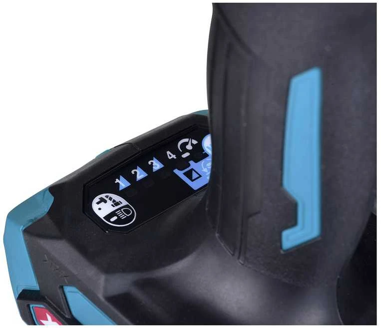 Makita TW004GZ Smūginis veržliasukis XGT, 1/2", 350Nm, 2xLED, bešepetėlinis variklis, "Z" versija - komplektuojamas be akumuliatoriaus ir kroviklio