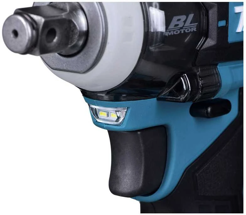 Makita TW004GZ Smūginis veržliasukis XGT, 1/2", 350Nm, 2xLED, bešepetėlinis variklis, "Z" versija - komplektuojamas be akumuliatoriaus ir kroviklio