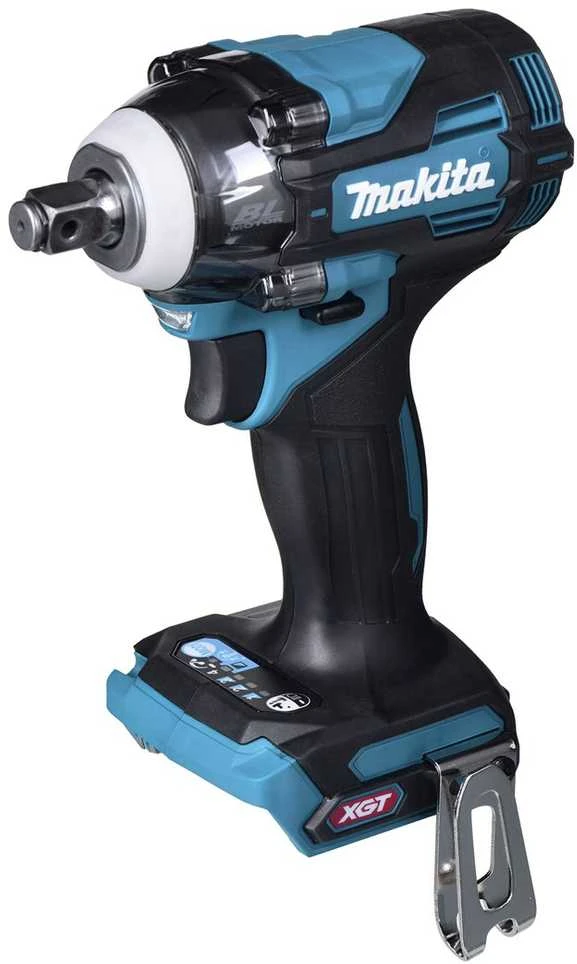 Makita TW004GZ Smūginis veržliasukis XGT, 1/2", 350Nm, 2xLED, bešepetėlinis variklis, "Z" versija - komplektuojamas be akumuliatoriaus ir kroviklio