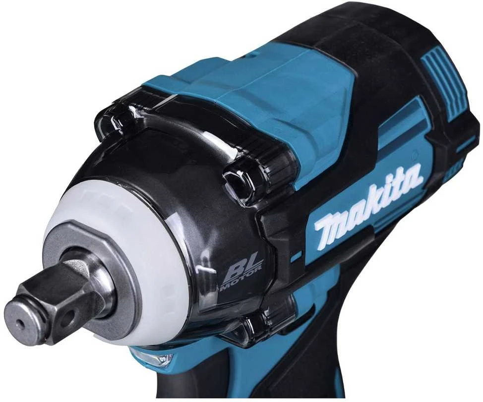 Makita TW004GZ Smūginis veržliasukis XGT, 1/2", 350Nm, 2xLED, bešepetėlinis variklis, "Z" versija - komplektuojamas be akumuliatoriaus ir kroviklio