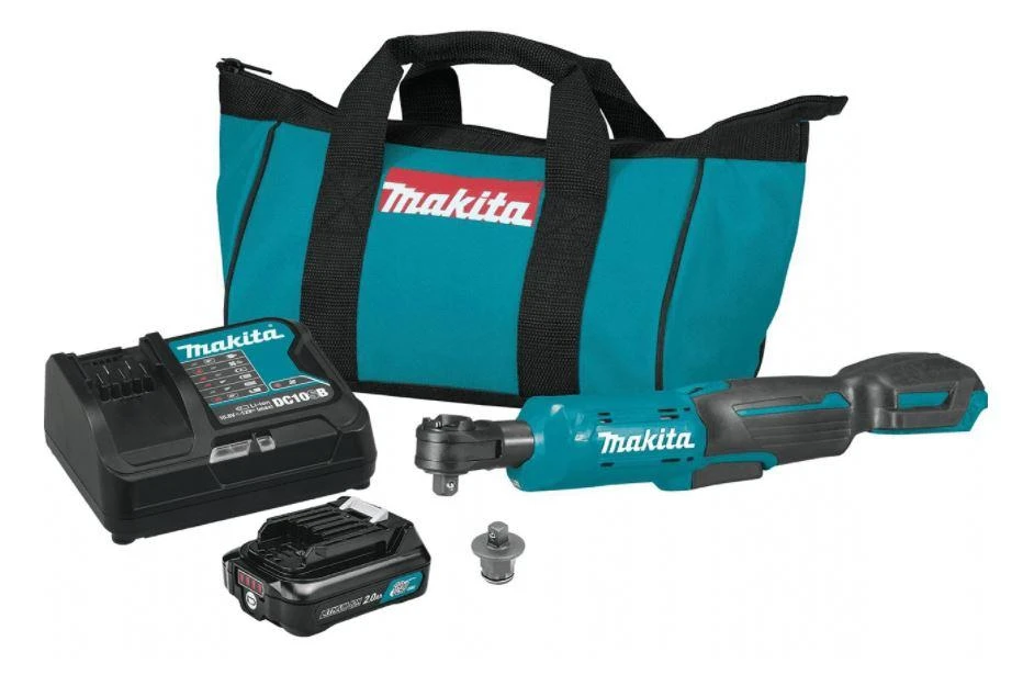 Makita WR100DSA akumuliatorinis reketinis raktas su komplektu