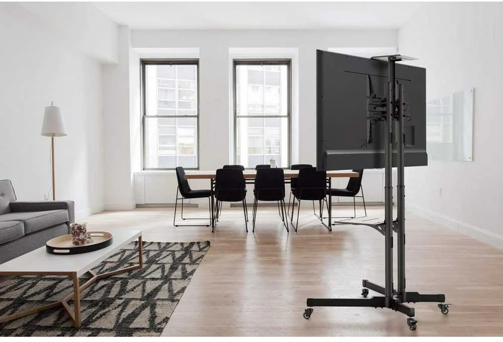 Manhattan 461238 monitoriaus laikiklis arba stovas 177,8 cm (70") Juoda