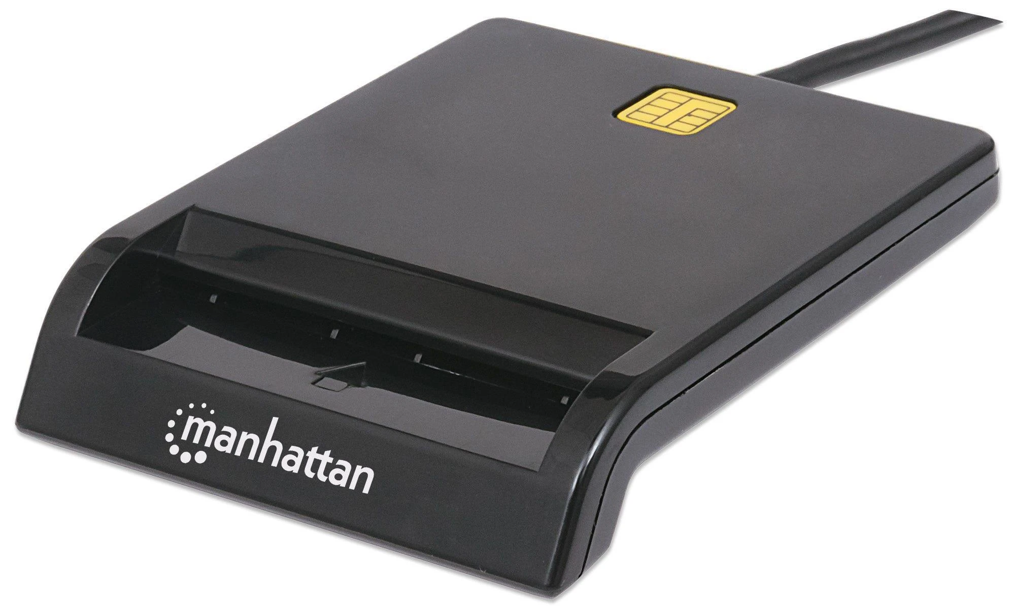 Manhattan 102049 išmanusis kortelių skaitytuvas Vidaus Juoda USB 2.0