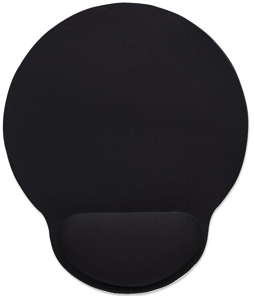 Intracom MANHATTAN Wrist-Rest Pelės kilimėlis Ergonomiškas dizainas Kovoja su nuovargiu Neslystantis pagrindas Minkštas riešo atramas jaučiasi kaip gelis juodas