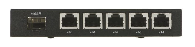 Maršrutizatorius „Ubiquiti EdgeRouter X“, 5 prievadai, SFP, gigabito, pasyvus PoE, Juodas ER-X-SFP / UBI-ER-X-SFP