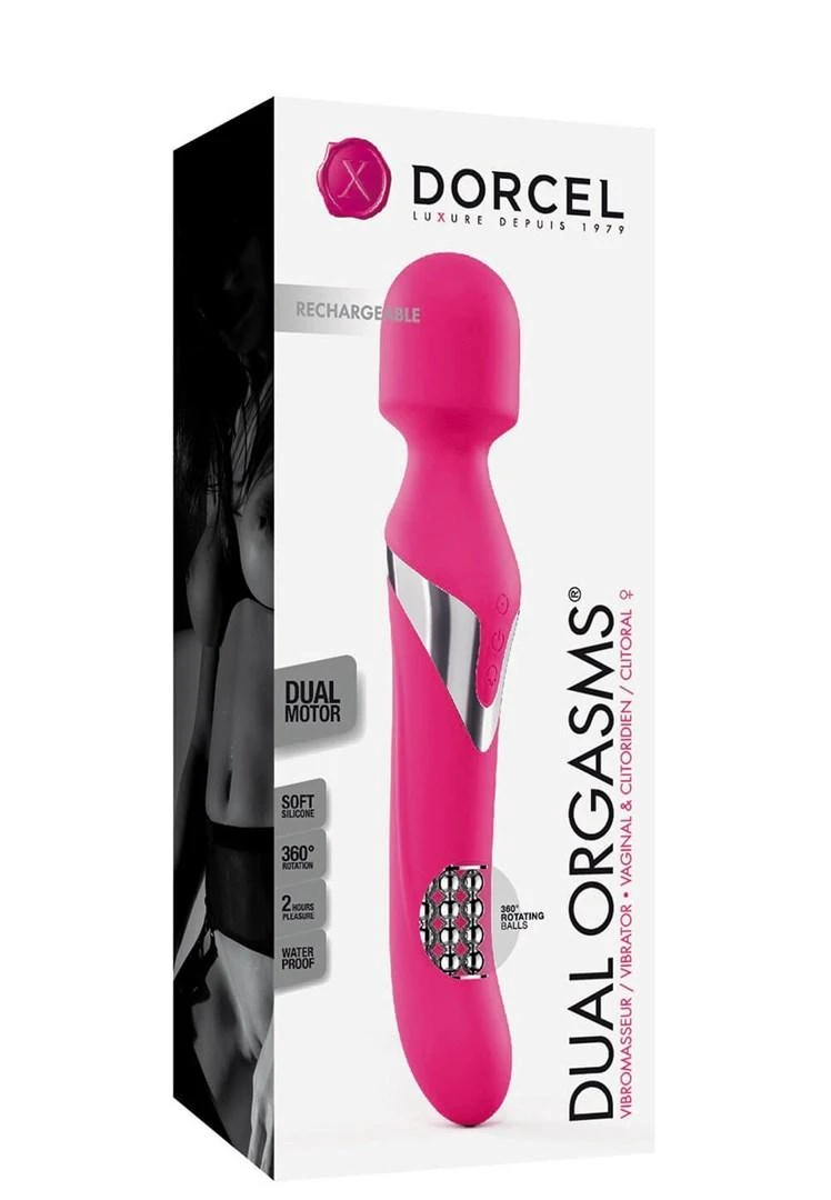 Marc Dorcel 2in1 rotacinis masažuoklis vibratorius Dorcel dual orgasms