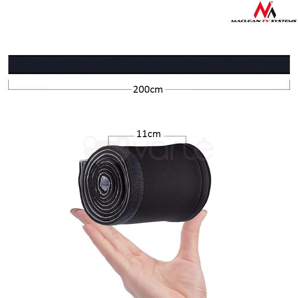 MACLEAN MCTV-672 Maclean MCTV-672 Neopreno organizatorius, kabelio dangtelis 110mm x 2m