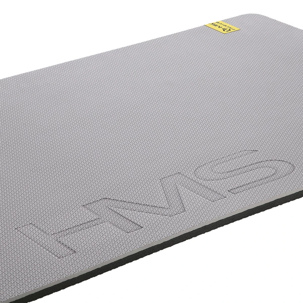 Treniruočių kilimėlis HMS Premium MFK07 šviesiai pilkas-juodas, 120x60cm, EVA 15mm