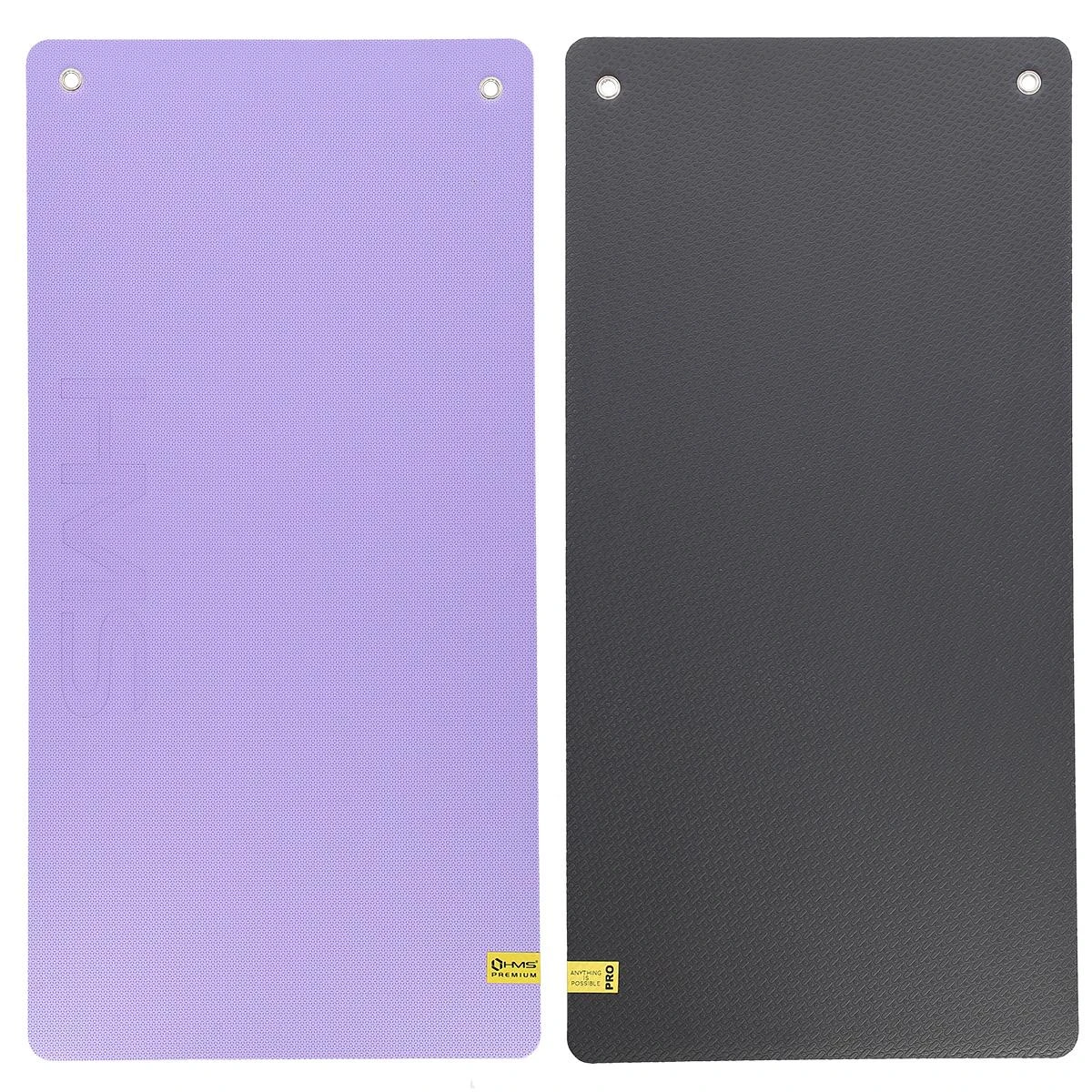 Treniruočių kilimėlis HMS Premium MFK07, violetinis-juodas, 120x60cm, EVA 15mm