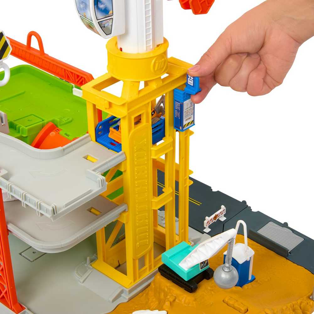 Mattel „Matchbox“ rinkinys „Statybų aikštelė su dideliu kranu“