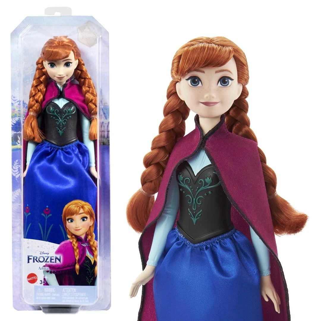 Mattel DISNEY FROZEN lėlė Ana (1 filmo dalies įkvėpta išvaizda) (HLW49)