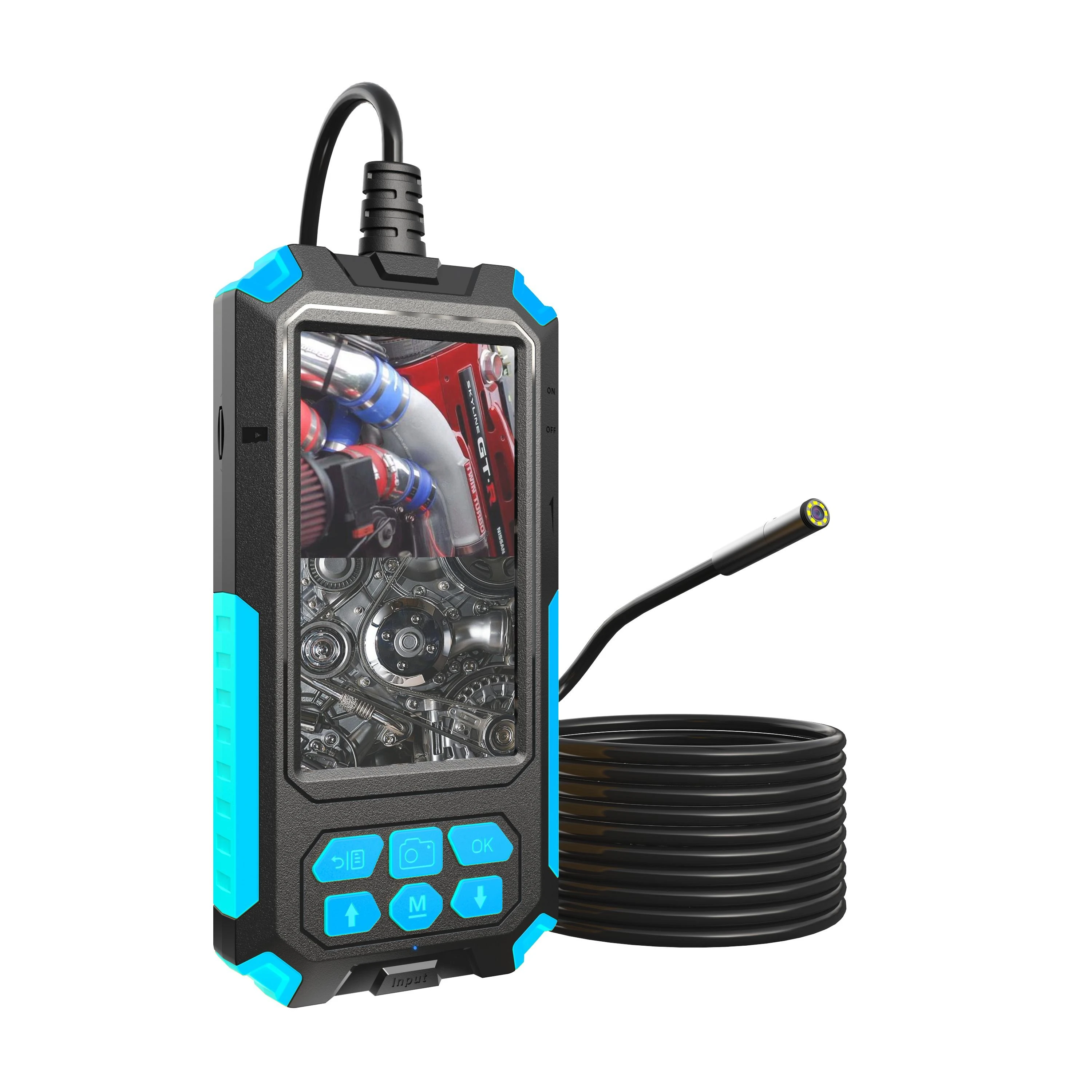 Apžiūros kamera MBG Line P50 Duo Endoskopas 9 LED 2x Full HD 5m