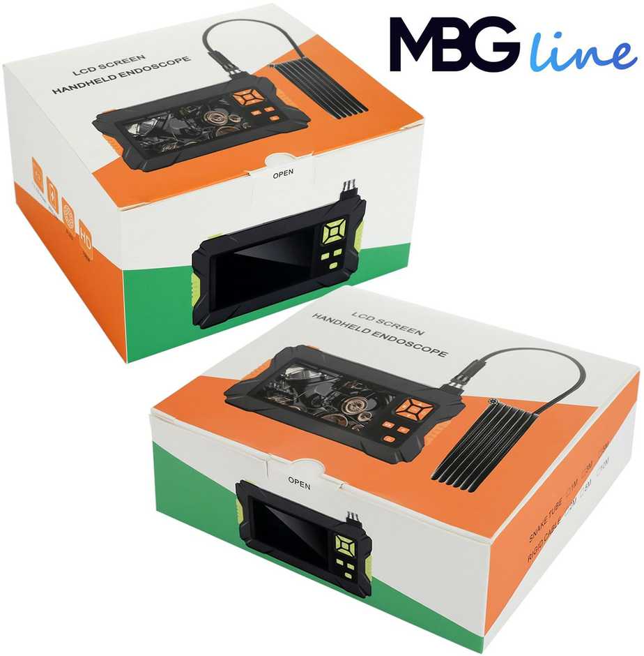 MBG Line DUO apžiūros kamera (endoskopas) 10M 9LED 2xFull HD