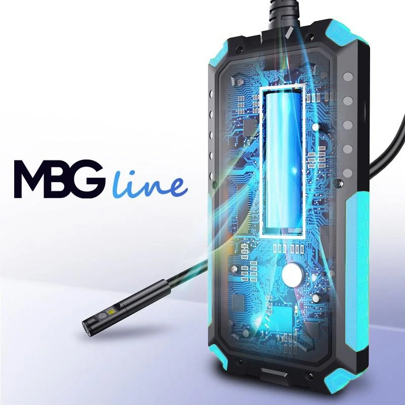 Apžiūros kamera MBG Line P50 Duo Endoskopas 9 LED 2x Full HD 5m