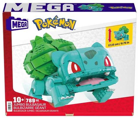 Mattel „Mega Construx Pokemon“ rinkinys „Didysis Bulbasauras“